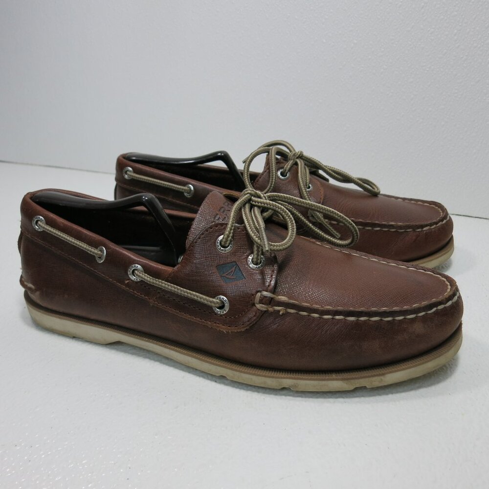 Sperry Top-Sider Nubuck Leather Boat Deck Shoes Men's Footwear Shoe's 10 M